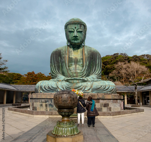 The great bronze buddha sculpture, Kamakura, tokyo, japan