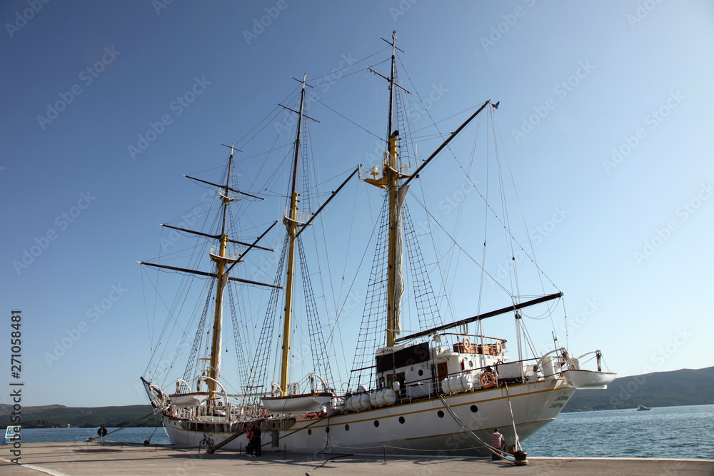 Sailing vessel at the dock