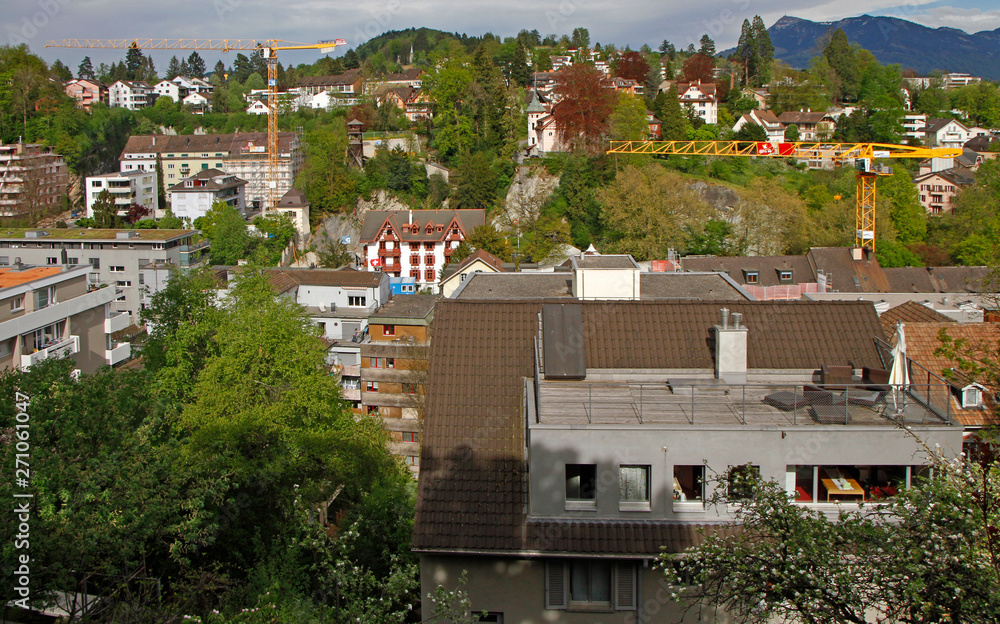 the cityscape of city Luzern in Switzerland the cityscape of city Luzern in Switzerland