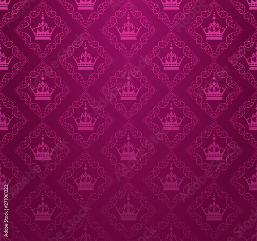 royal background - pink wallpaper