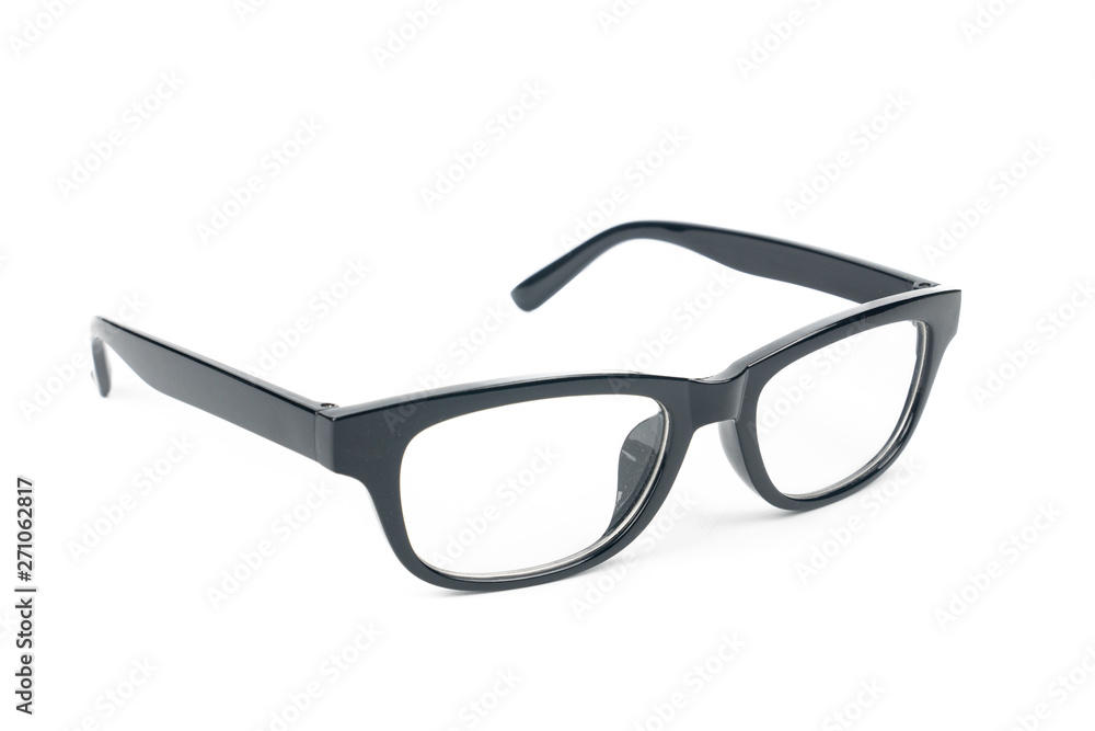 Black Eye Glasses Isolated on White background Black Eye Glasses Isolated on White background