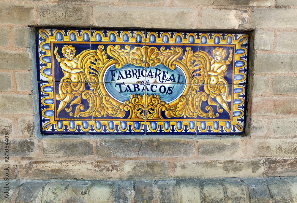 Royal Tobacco Factory Tiled Panel