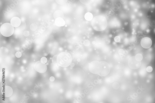 white blur abstract background. bokeh christmas blurred beautiful shiny Christmas lights