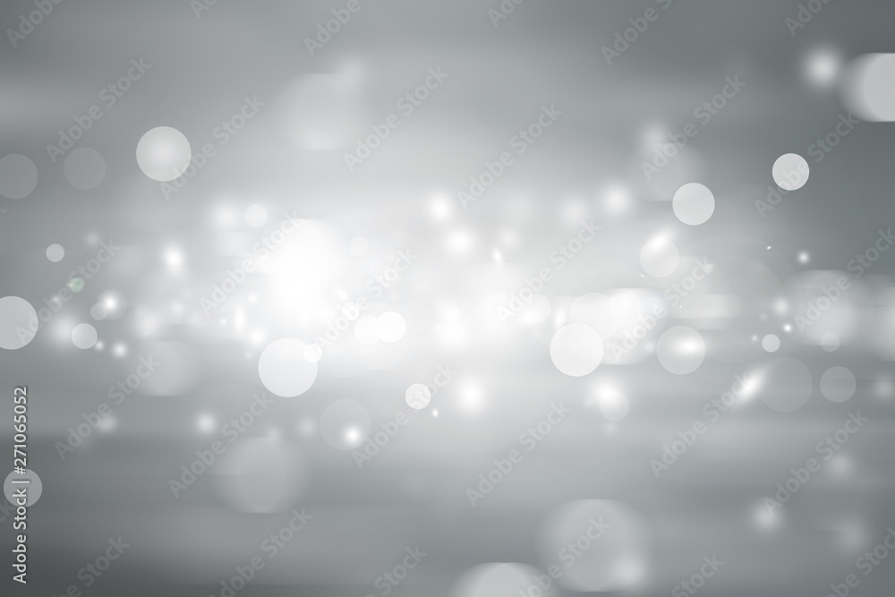 white blur abstract background. bokeh christmas blurred beautiful shiny Christmas lights