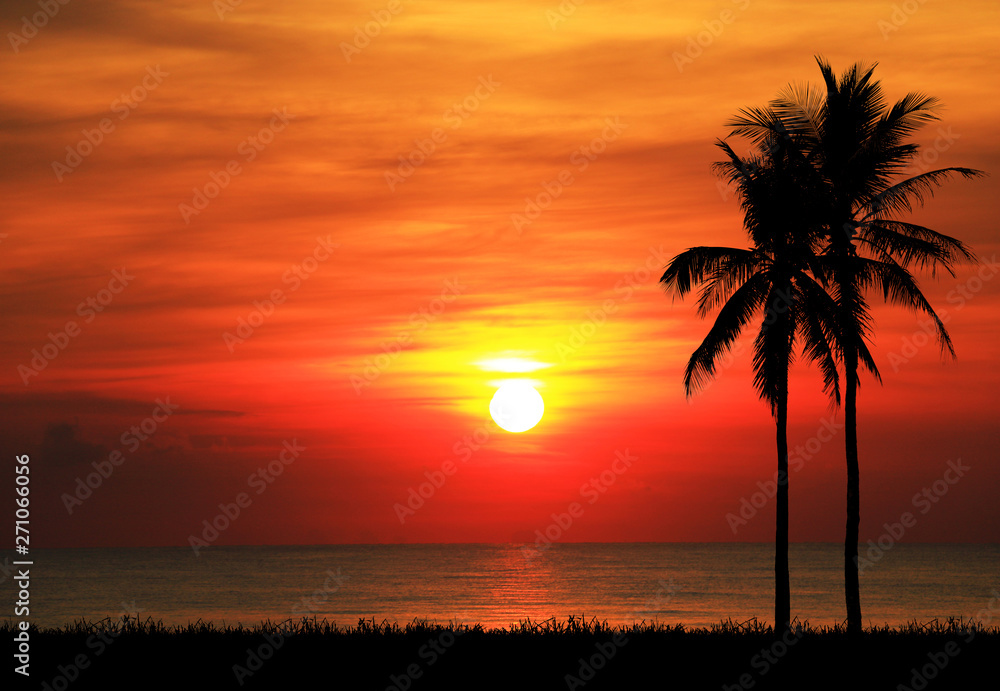 beautiful sunrise on the sea beautiful sunrise on the sea