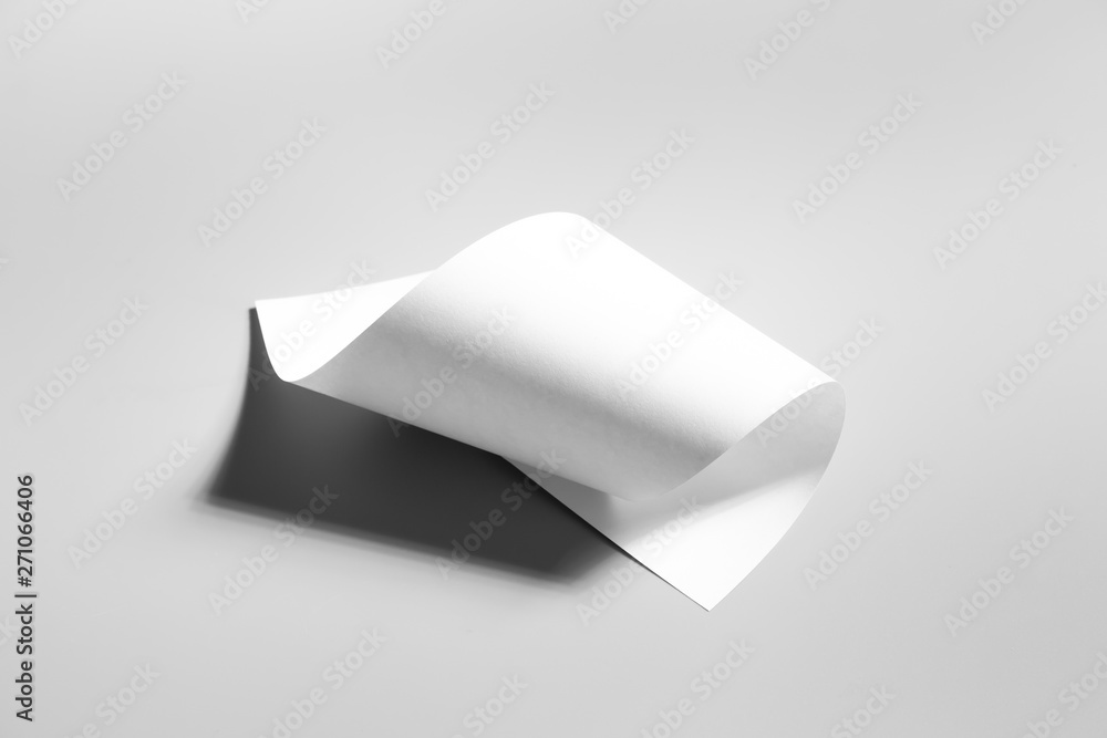 Blank portrait mock-up paper. brochure magazine isolated on gray, changeable background / white paper isolated on gray Blank portrait mock-up paper. brochure magazine isolated on gray, changeable background / white paper isolated on gray