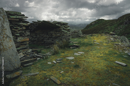 Quarry Pool and walls below Moel Siabod photo