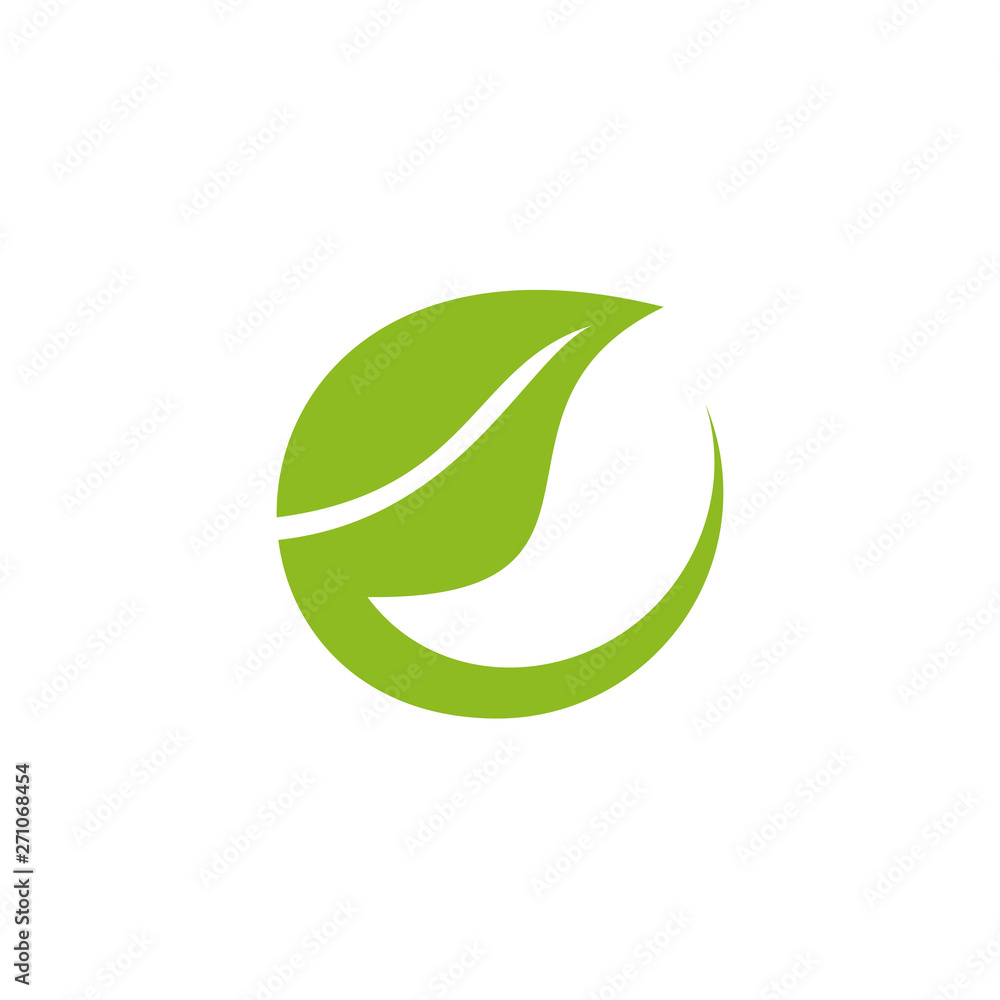 Leaf icon logo design vector template Leaf icon logo design vector template
