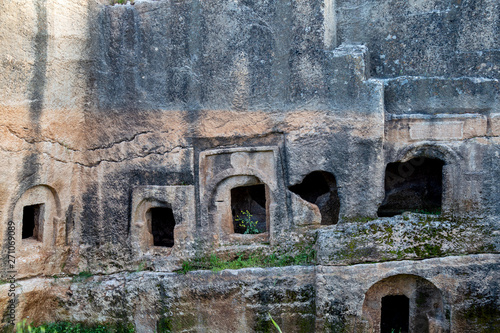 Photography View from the ancient city of Dara in Mardin, Turkey.