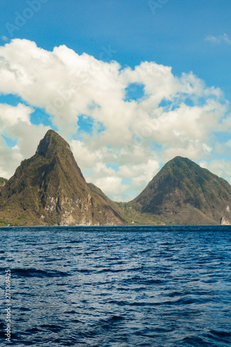 Piton Mountains in St. Lucia