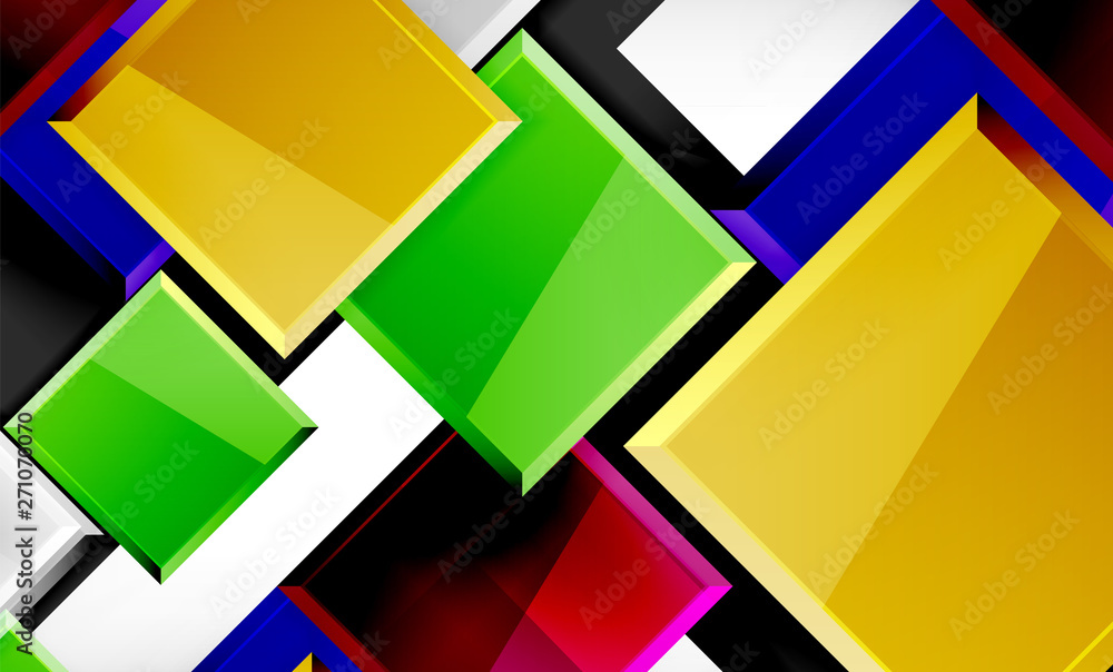 Color squares futuristic abstract background Color squares futuristic abstract background
