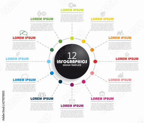 Infographic design template with place for your data. Vector illustration.