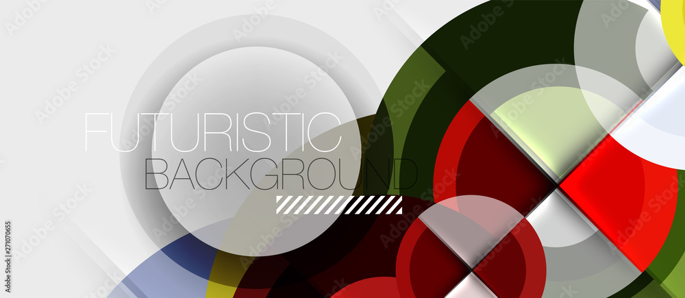 Geometric design abstract background - circles Geometric design abstract background - circles