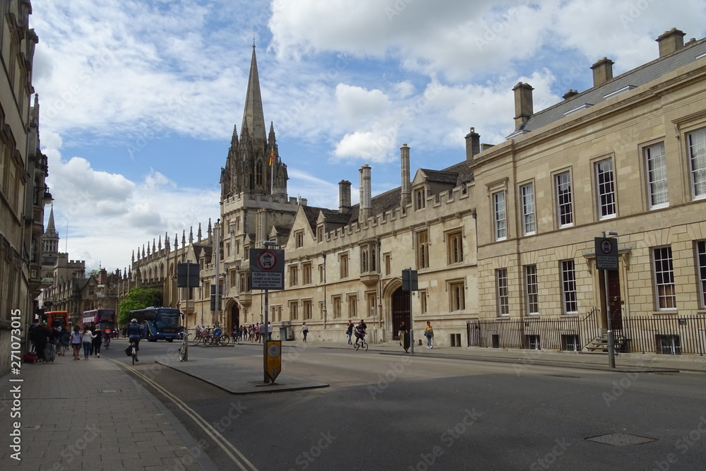 Oxford streets - Oxfordshire, England, UK