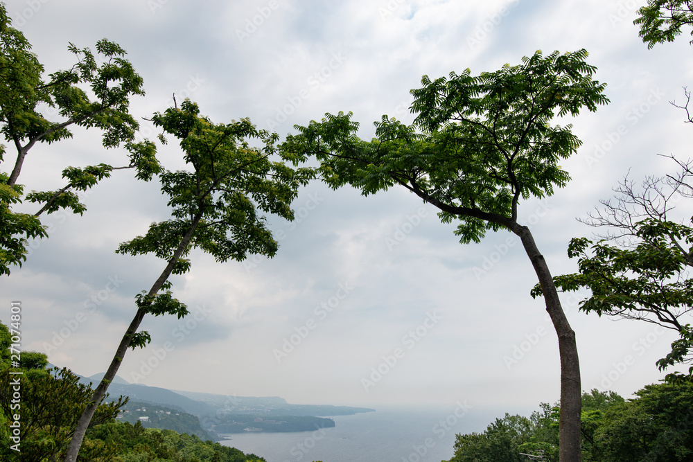 伊豆大川の海岸風景