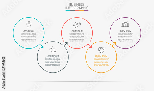 Business data visualization. timeline infographic icons designed for abstract background template milestone element modern diagram process technology digital marketing data presentation chart Vector