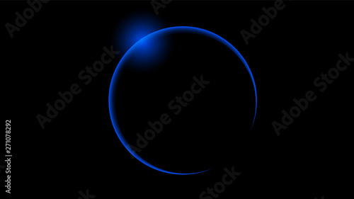 Total blue solar eclipse