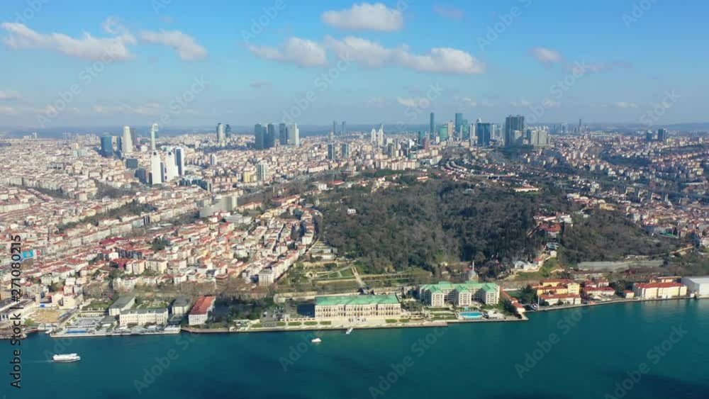 Aerial view of bosporus - Istanbul. Aerial view of bosporus - Istanbul.