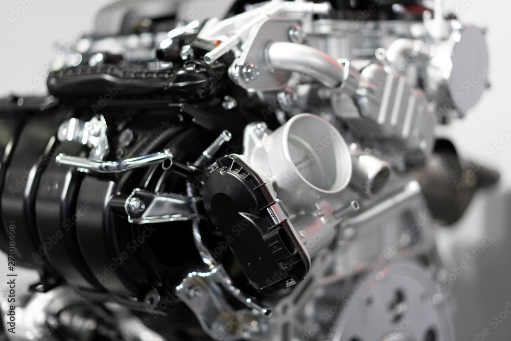 detail of engine in car detail of engine in car