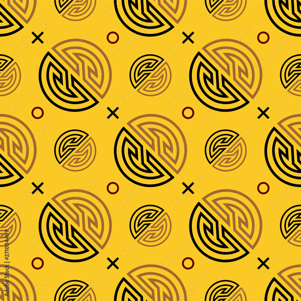 Oriental traditional chinese seamless pattern of wealth Oriental traditional chinese seamless pattern of wealth