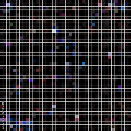 abstract vector square pixel mosaic background