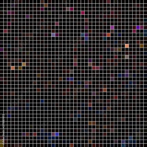 abstract vector square pixel mosaic background