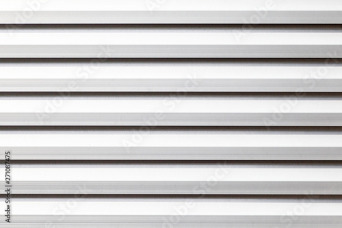 White aluminum fence texture and seamless background