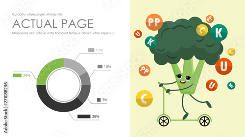 Brochure cover used in marketing and advertising