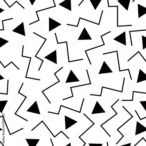 Minimalistic neo memphis seamless pattern.