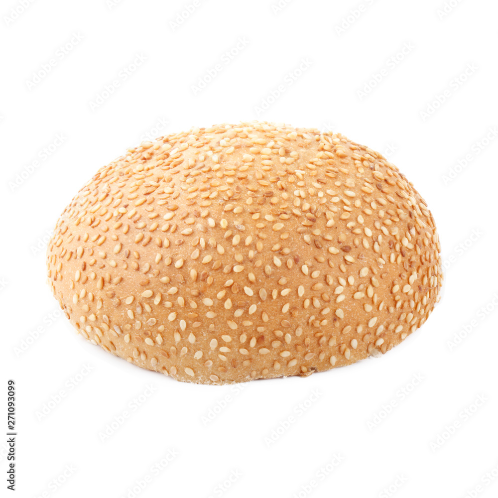 hamburger roll isolated on white background hamburger roll isolated on white background