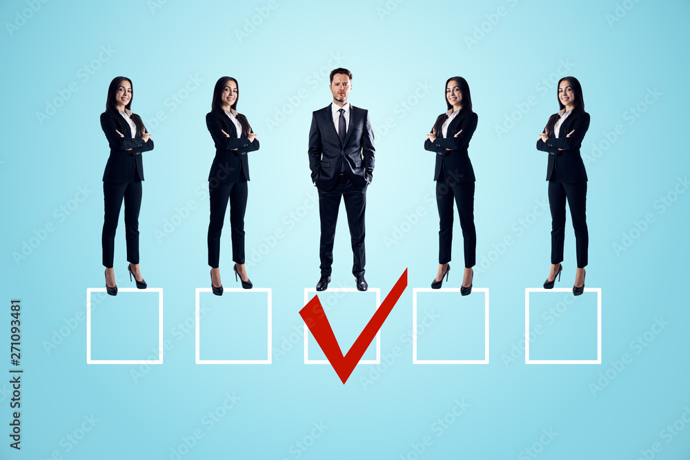 Talent search and HR concept Talent search and HR concept
