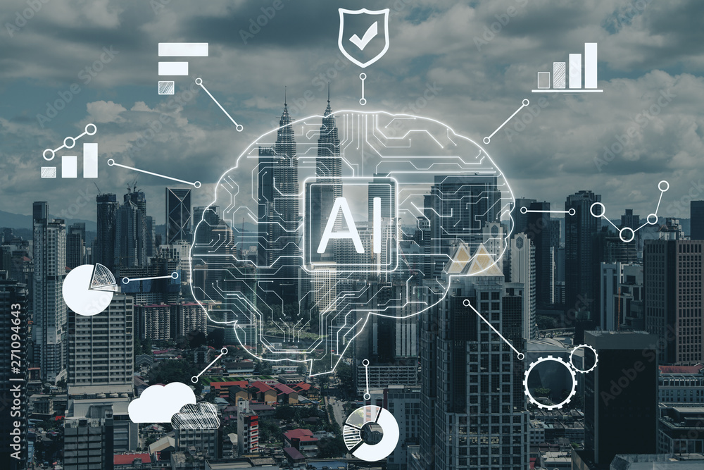 Artificial intelligence and innovation concept Artificial intelligence and innovation concept