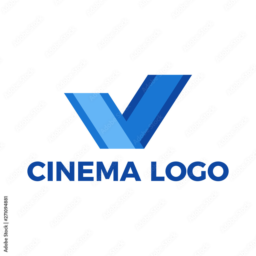 Cinema Logo Vector Design Template Illustration. Cinema Logo Vector Design Template Illustration.
