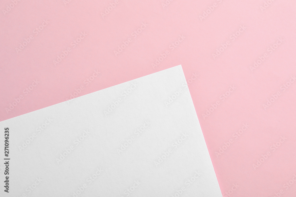 Colorful paper sheets as background, top view