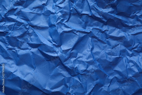 Sheet of color crumpled paper as background. Space for design