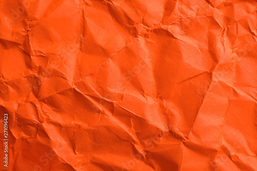 Wallpaper Mural Sheet of color crumpled paper as background. Space for design Torontodigital.ca