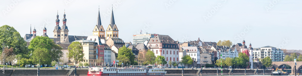 Koblenz Panorama Rhineland Palatinate Germany 