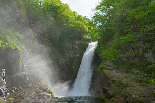 宮城県仙台市 秋保大滝 Akiu otaki waterfall in Miyagi Japan
