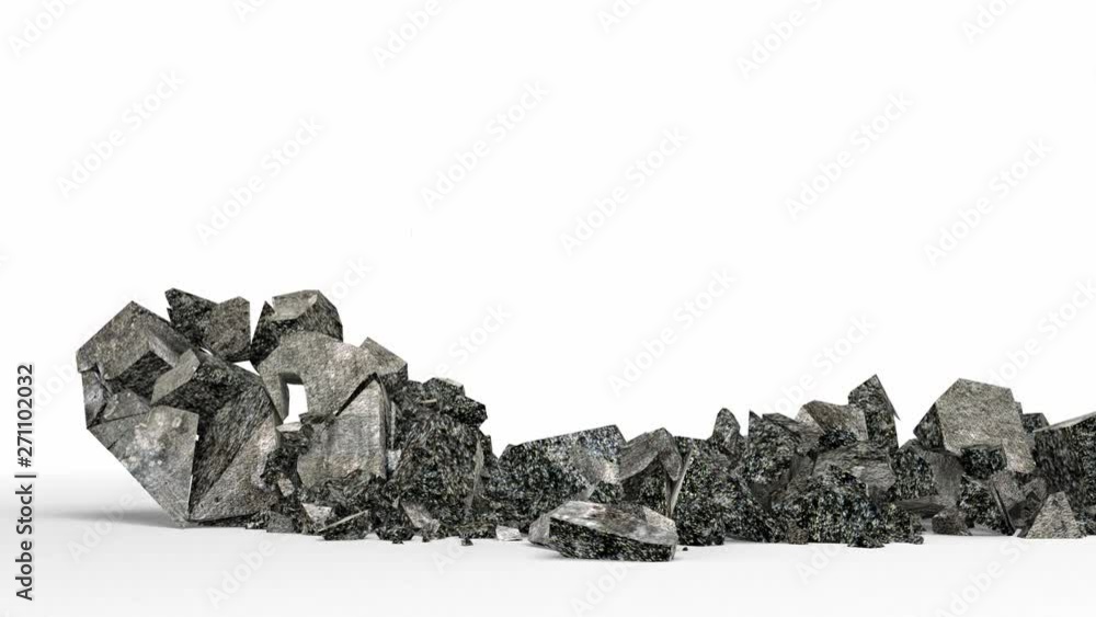 Sledgehammer smashing RULE concrete word cracked on white background, 3D illustration, animation. Concept of breaking convention and impossible, change and innovation. Sledgehammer smashing RULE concrete word cracked on white background, 3D illustration, animation. Concept of breaking convention and impossible, change and innovation.