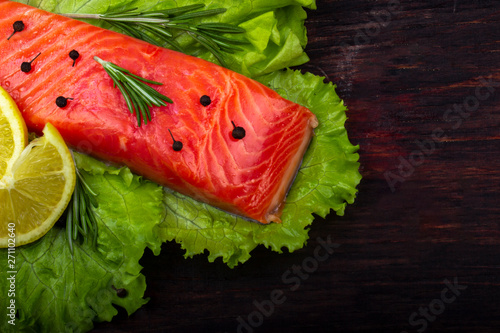 salmon isolated