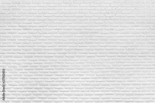Modern White Brick Wall Texture and Background