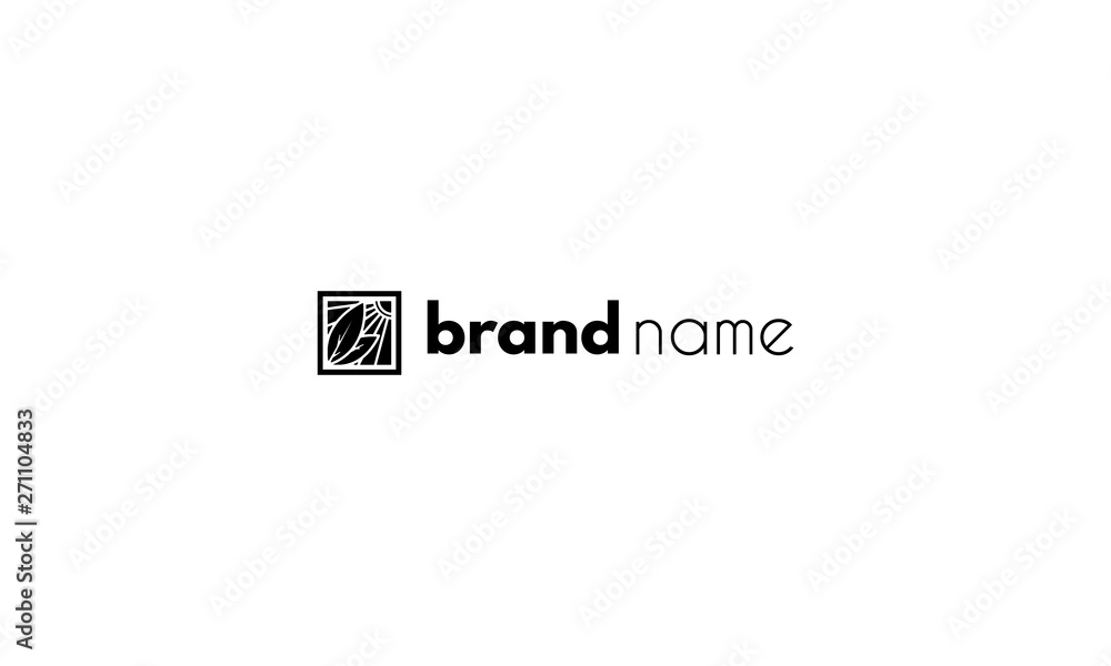 Farm abstract gorizontal black vector logo design Farm abstract gorizontal black vector logo design
