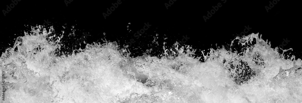 Water Splash on Black Background Stock Photo | Adobe Stock