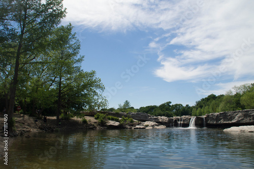 El Camino Real waterfalls of McKinney Falls State Park
