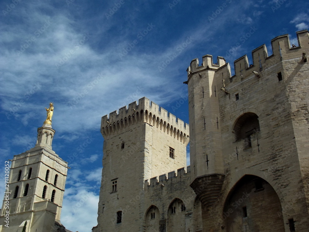 Old castle in France Old castle in France