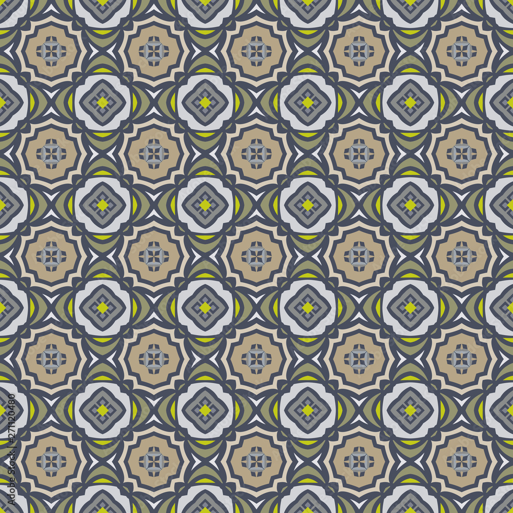 Endless colorful pattern for wallpapers, design and backgrounds, vector seamless pattern.