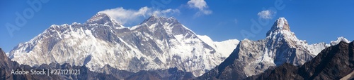 Mount Everest, Lhotse, Nepal Himalayas mountains