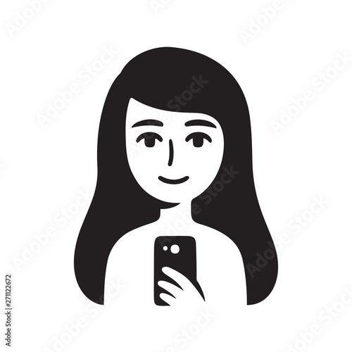 Mirror selfie girl