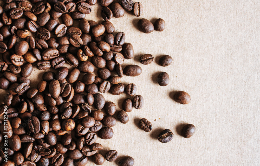 Coffee beans close up. Coffee beans close up.