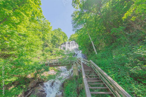 View from below Amicalola Falls